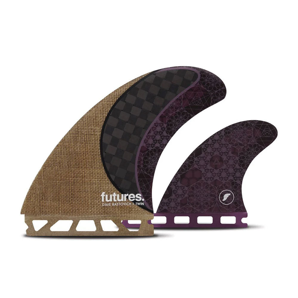 Twin Fin 2+1 Futures Rasta de Honeycomb con Carbono