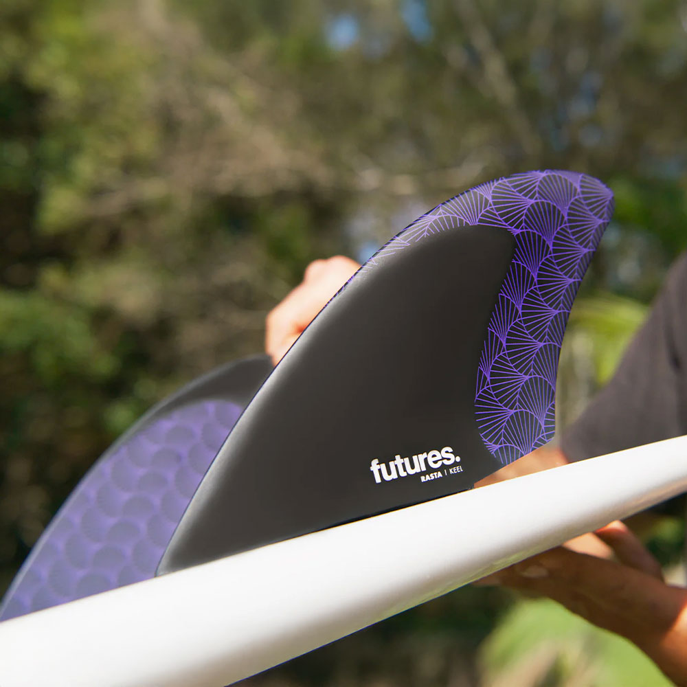 Twin Fin Futures Rasta Keel de Honeycomb