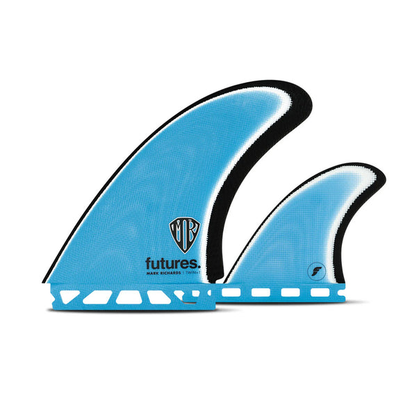 FUTURES FINS TWIN +1 FIBERGLASS MARK RICHARDS
