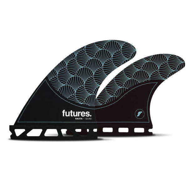 FUTURES FINS QUAD HONEYCOMB RASTA