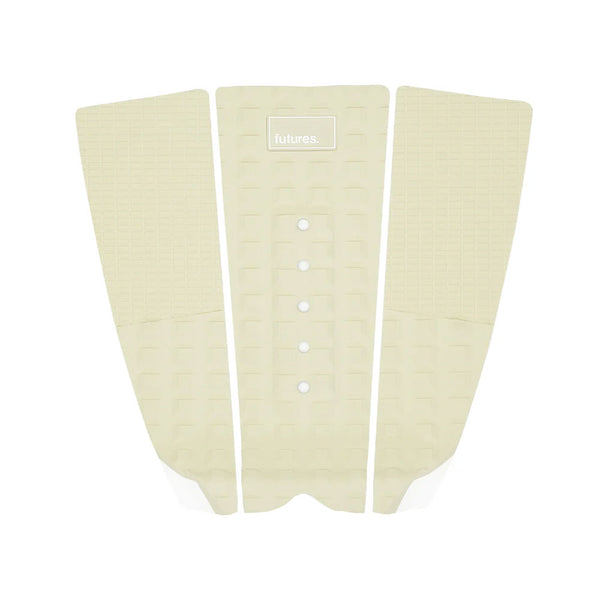FUTURES FINS TRACTION PAD 3-PIECES VOODOO CREAM